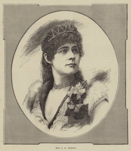 Miss C E Daniels (metszet) alkotó: English School
