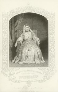 Miss Glyn Katalin királynő szerepében a Nyolcadik Henrikben alkotó: English School