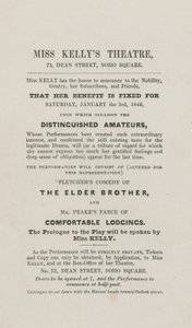 Miss Kellys Színház, 73 Dean Street, Soho Square, London alkotó: English School