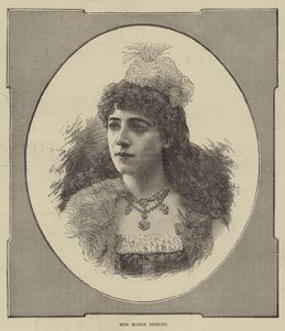 Miss Madge Shirley (metszet) alkotó: English School