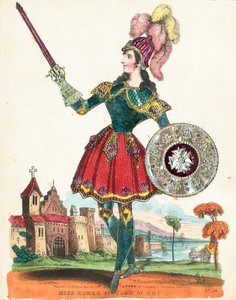 Miss Romer, mint Joan of Arc, színpad, talmi alkotó: English School