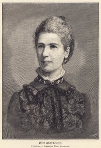 Miss Shaw-Lefevre, a Cambridge-i Somerville Hall igazgatója (metszet) alkotó: English School