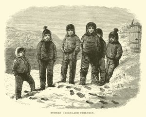 Modern grönlandi gyerekek alkotó: English School