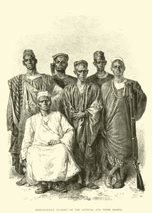 Mohamedán négerek a Szenegáli és Niger-medencéből (metszet) alkotó: English School