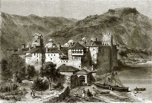 Sphigmenou kolostor alkotó: English School