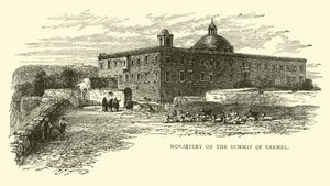 Kolostor a Kármel csúcsán alkotó: English School