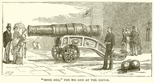 Mons Meg, a nagy fegyver a kastélyban alkotó: English School
