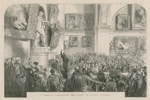Monsieur Kossuth beszédet mond a Köztanács előtt alkotó: English School