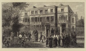 Montagu-ház (metszet) alkotó: English School