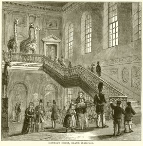 Montagu ház, nagy lépcsőház alkotó: English School
