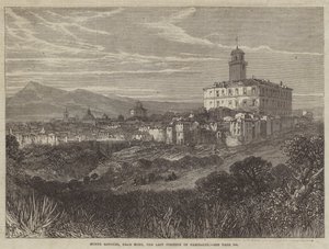 Monte Rotondo, Róma közelében, Garibaldi utolsó pozíciója (metszet) alkotó: English School