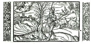 Január hónap a Pásztorok naptárából, 1579 alkotó: English School