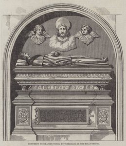 Dr. John Yonge emlékműve, Torrigianitól a Rolls-kápolnában (metszet) alkotó: English School