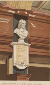 John Milton emlékműve alkotó: English School