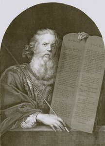Mózes és a törvény táblái alkotó: English School