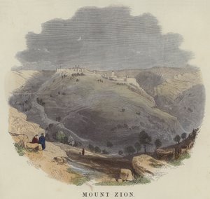 Sion hegye (színes metszet) alkotó: English School