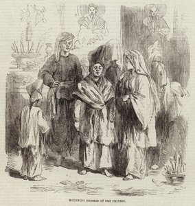 A kínaiak gyászruhái alkotó: English School
