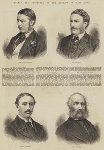 A parlamenti beszéd előterjesztői és másodlagosai (metszet) alkotó: English School