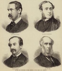 Beweger und Unterstützer der Adresse in den Lords und Commons