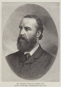 Charles Stewart Parnell képviselő, az Ír Parlamenti Párt vezetője alkotó: English School