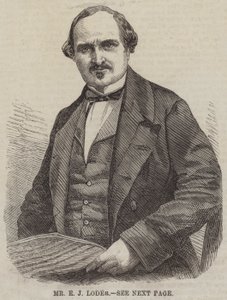 Mr E J Loder (metszet) alkotó: English School
