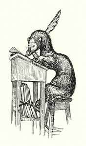 Mr Ferret a munkahelyen (litho) alkotó: English School