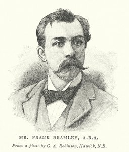 Frank Bramley úr, ARA (metszet) alkotó: English School