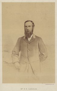 Mr H H Langham (litho) alkotó: English School