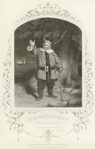 Mr Hackett, mint Falstaff, Windsor víg feleségei, V. felvonás, v. jelenet