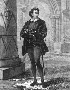Henry Irving Hamlet szerepében a Lyceum Színházban alkotó: English School