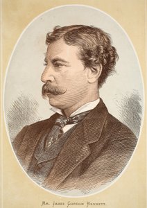 James Gordon Bennett, illusztráció a David Livingstone élete és felfedezései képi kiadásából, J. Ewing Richie, pub. A. Fullarton & Co., 1876 alkotó: English School