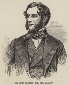 John Sadleir úr, Carlow képviselője (metszet) alkotó: English School