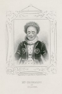 Joseph Grimaldi úr bohócként alkotó: English School