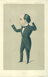 Mr Landon Ronald, Guildhall Music, 1913. december 13., Vanity Fair rajzfilm alkotó: English School