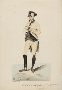 Matthews úr Caleb-idézetként a Wags of Windsorban, Yorkban, 1820 körül alkotó: English School