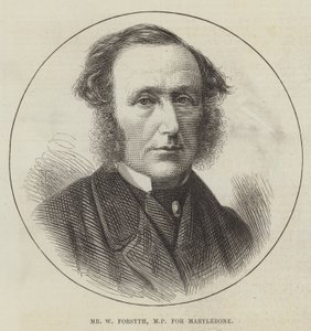 W Forsyth úr, Marylebone képviselője (metszet) alkotó: English School