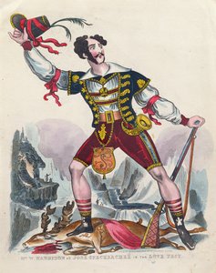 W. Harrison úr, mint Jose Speckbacher a Szerelmi tesztben, 1840 körül alkotó: English School