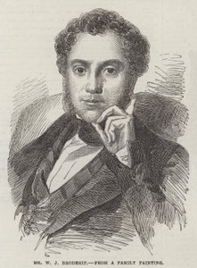 Mr W J Broderip (metszet) alkotó: English School