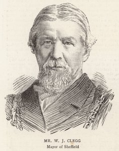 Mr W J Clegg (metszet) alkotó: English School