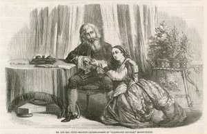 Henri Drayton úr és asszony szórakoztatása az Illustrated Proverbs-ben, a Regent Street, London alkotó: English School
