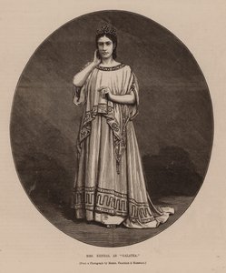 Mrs Kendal mint "Galatea" (metszet) alkotó: English School