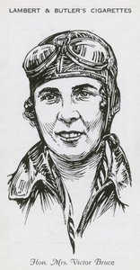 Victor Bruce asszony, angol pilóta, autóversenyző és motorcsónak versenyző alkotó: English School
