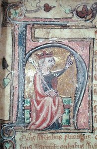 Ms Gen 336 f.10r King alkotó: English School