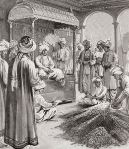Muhammad bin Tughluq issuing token currency alkotó: English School