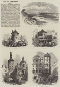 München (metszet) alkotó: English School