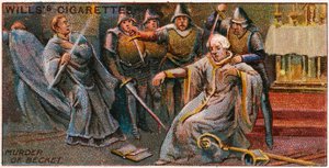 Thomas a Becket meggyilkolása alkotó: English School