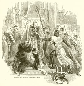 Becket Tamás meggyilkolása, 1170 alkotó: English School