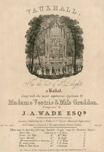 Kotta: Tis the Best of All Delights, Madame Vestris és Miss Graddon énekli, szerző: J A Wade alkotó: English School