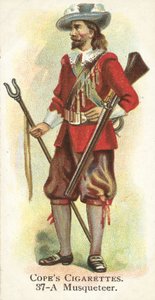 Musquetteer (chromolitho) alkotó: English School