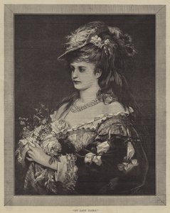 My Lady Flora (metszet) alkotó: English School